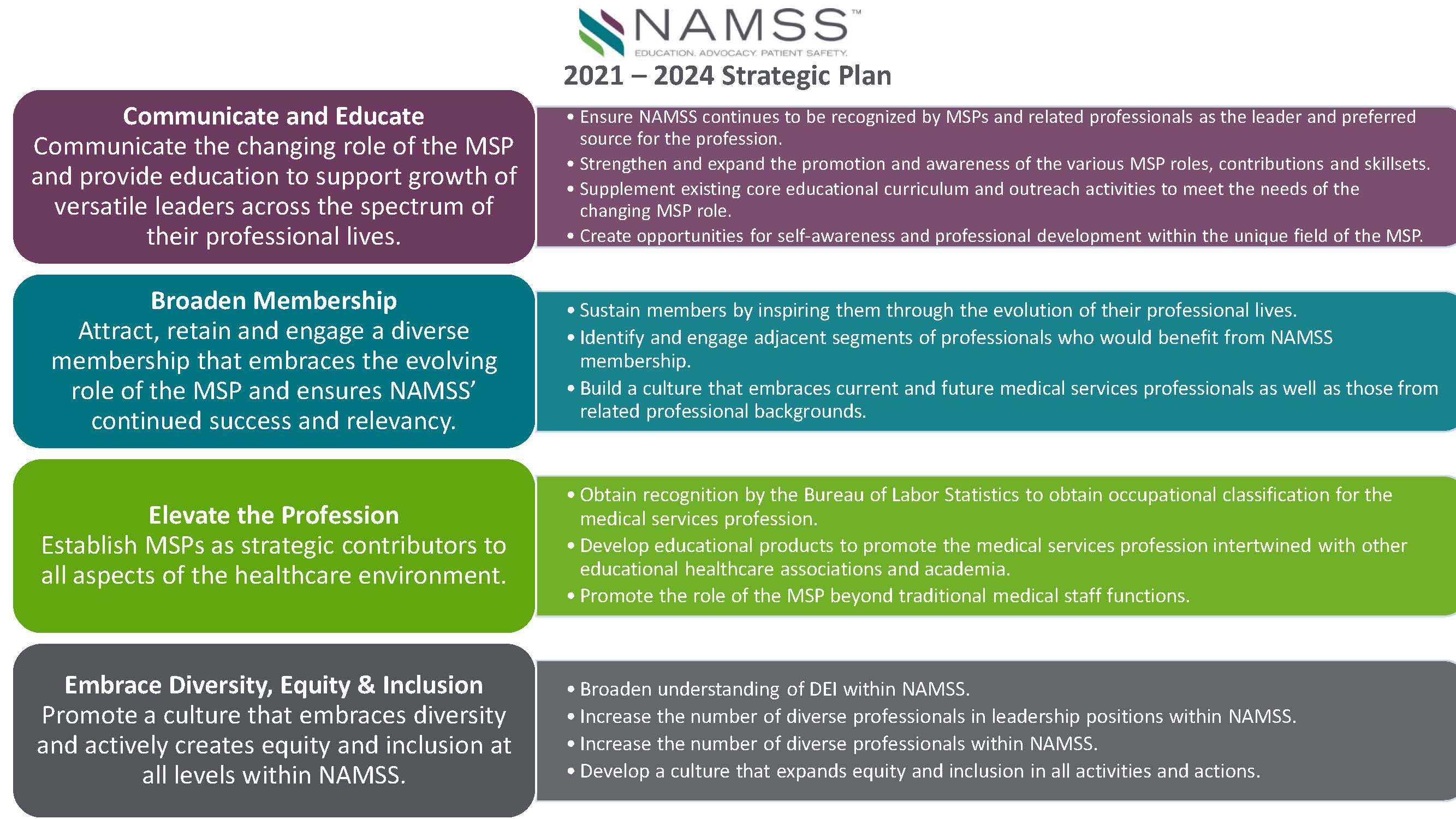 NAMSS Strategic Plan